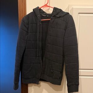 Fox Black Puffer Jacket